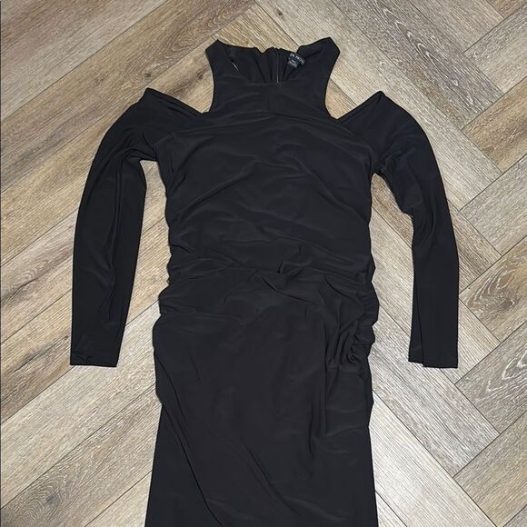 Boston Proper Cold Shoulder Dress - Picture 1 of 4